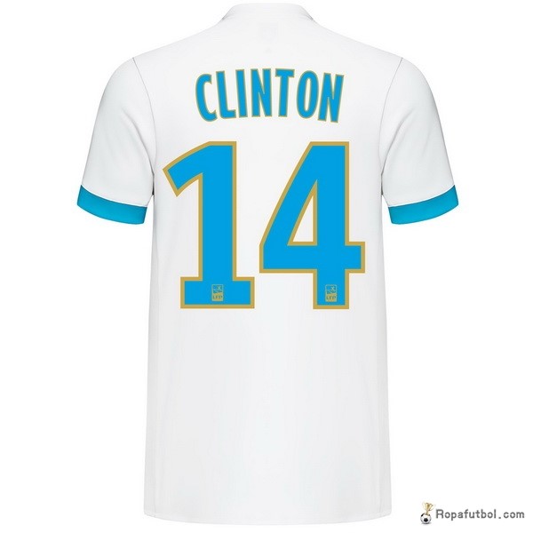 Camiseta Marsella Replica Primera Ropa Clinton 2017/18